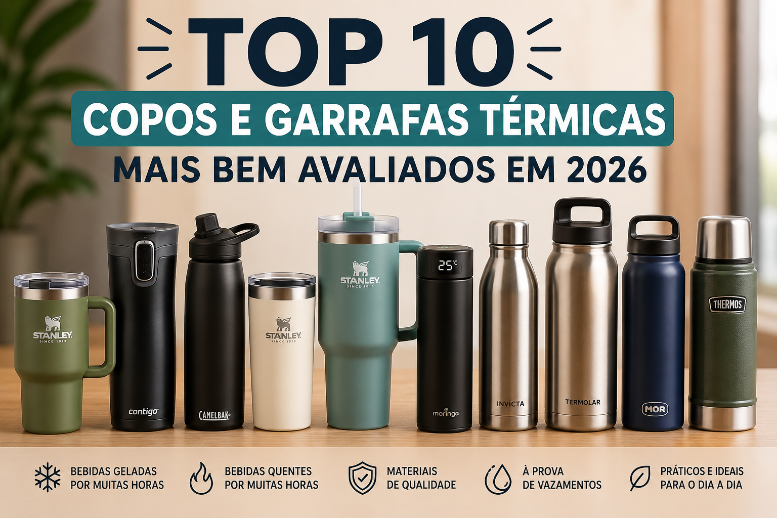 Top 10 Copos e Garrafas Térmicas em 2026